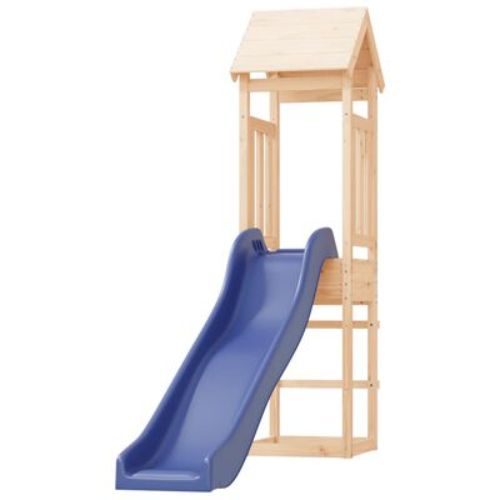 Outdoor Playset with Slide Solid Pinewood - When You're Outdoors