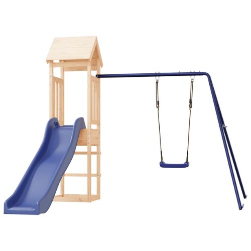 Outdoor Playset with Swing & Slide - Solid Wood Pine - When You're Outdoors