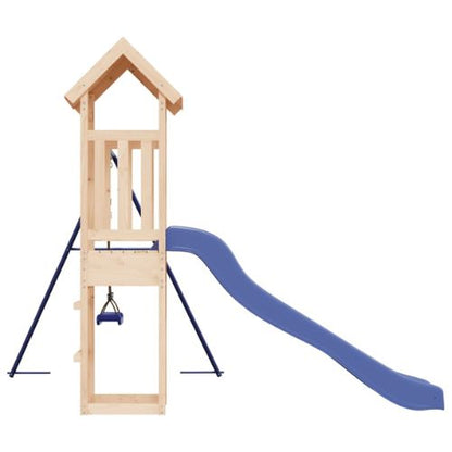 Outdoor Playset with Swing & Slide - Solid Wood Pine - When You're Outdoors