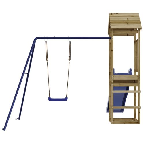 Outdoor Playset with Swing & Slide - Impregnated Wood Pine - When You're Outdoors