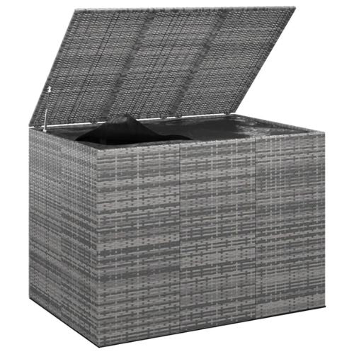 Grey Garden Cushion Box PE Rattan 145x100x103cm - When You're Outdoors