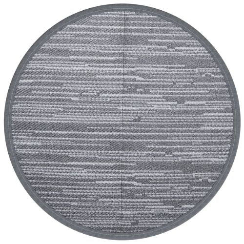 Outdoor Carpet Grey Ø120cm PP