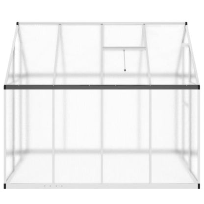 Greenhouse with a Base and Silver Aluminium Frame of 224x169x195cm - When You're Outdoors