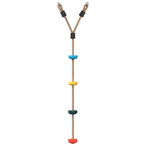 Disc Rope Swing for Kids with 4 Treads in Multi-colour