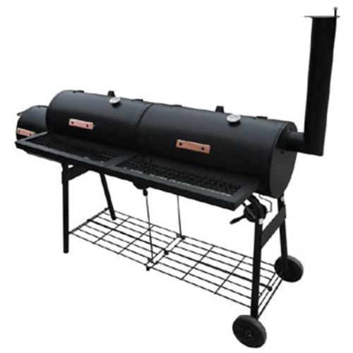 Nevada XL Black Smoker and BBQ combination - When You're Outdoors