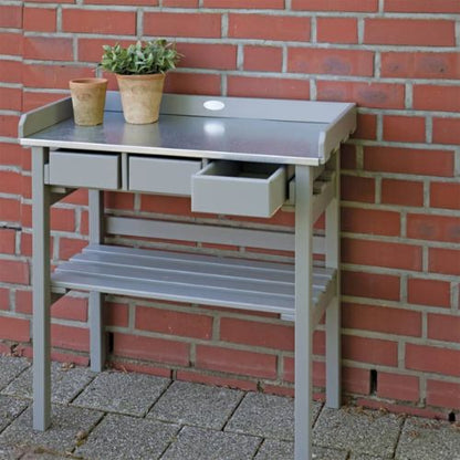 Esschert Design Garden Work Bench in Grey - When You're Outdoors