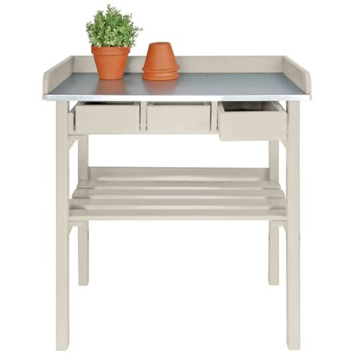 Esschert Design Garden Work Bench in White - When You're Outdoors