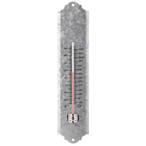 Esschert Design Wall Thermometer Scrap Zinc 30 cm OZ10