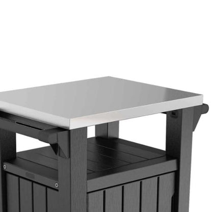 Keter Multifunctional Classic Woodlook Outdoor Table for BBQ Unity