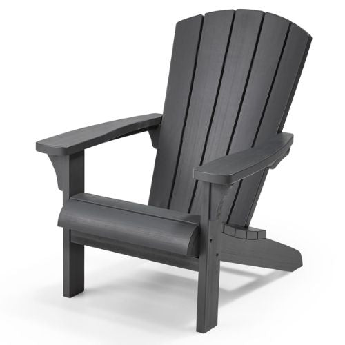 Keter Adirondack Chair Troy in Graphite Grey - When You're Outdoors