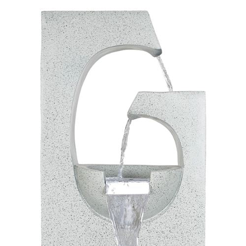 Easy Fountain Modern Ango Falls Water Feature inc LEDS