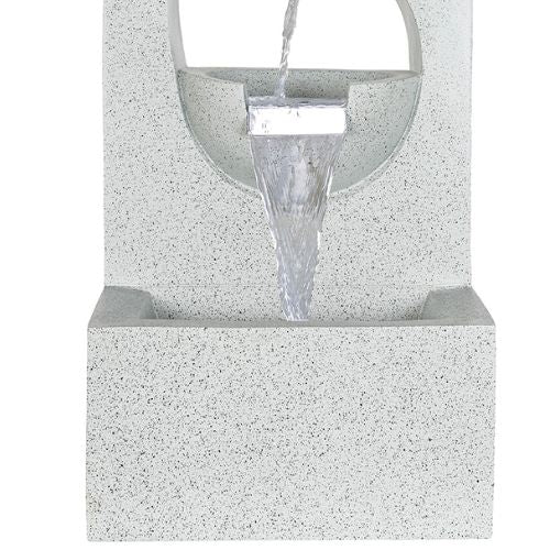 Easy Fountain Modern Ango Falls Water Feature inc LEDS