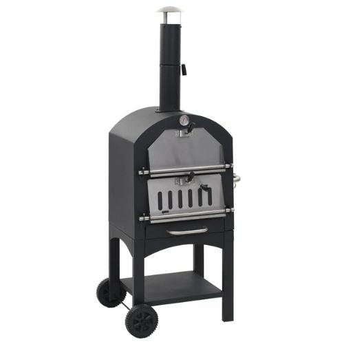 Charcoal Fired Outdoor Pizza Oven with Fireclay Stone - When You're Outdoors