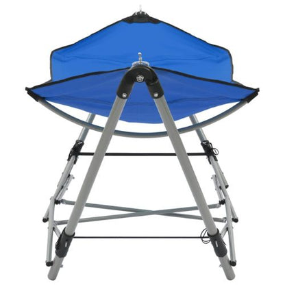 Hammock with a Foldable Stand in Blue - When You're Outdoors