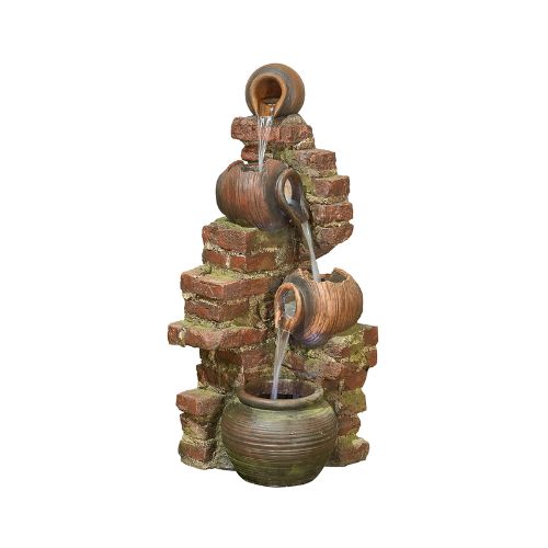 Easy Fountain Flowing Jugs Traditional Water Feature