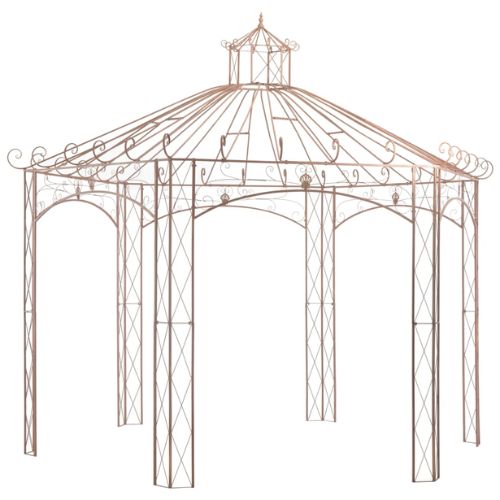 Garden Pavilion 4m in Antique Brown Iron - When You're Outdoors