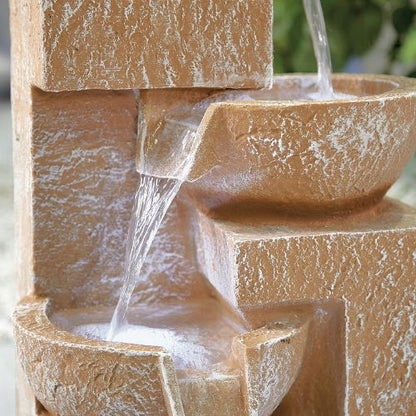 Easy Fountain Sparkling Bowls Water Feature inc LEDs