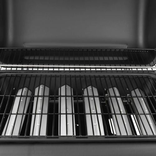 Gas BBQ Grill with 6 Burners in Black - When You're Outdoors