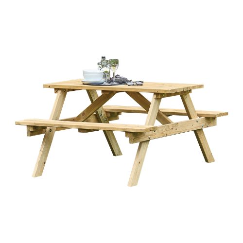 Appleton 4 Seater Wooden Picnic Bench