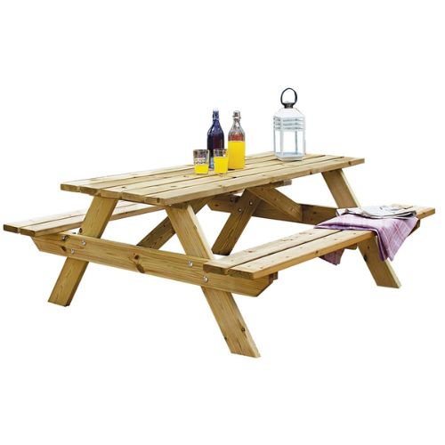 Appleton 6 Seater Wooden Picnic Bench