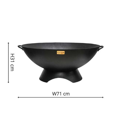 Outdoor Artisan Fire bowl - Black - When You're Outdoors