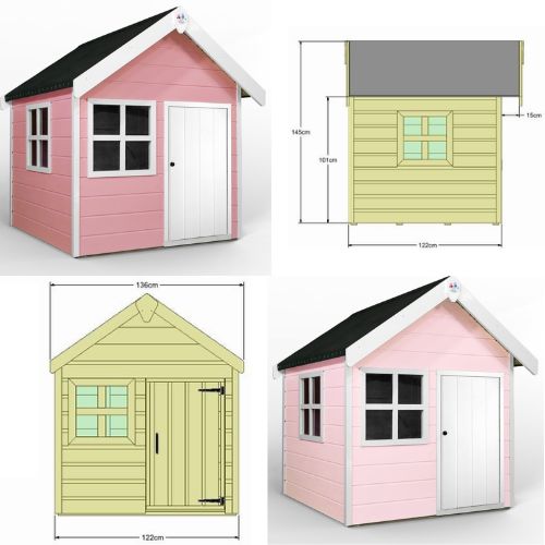 The Tinkerbell Wooden Playhouse (Available in 10 Delightful Colours)